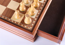 Load image into Gallery viewer, 15" Staunton Chess & Checker Set
