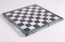 Load image into Gallery viewer, 16" Black and White Marble Chess Board