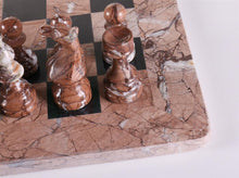 Load image into Gallery viewer, 16" Marble Chess Set Euro Design in Marina & Black