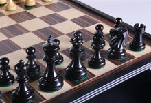 Load image into Gallery viewer, 19" English Chess Set with Pullout Storage Drawers - Black