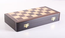 Load image into Gallery viewer, 12&quot; Magnetic Folding Chess Set in Rosewood Boxwood
