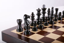 Load image into Gallery viewer, 12&quot; Magnetic Folding Chess Set in Rosewood Boxwood
