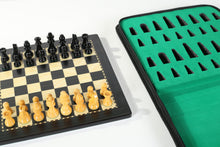 Load image into Gallery viewer, 12&quot; Magnetic Travel Chess Set in Black and Boxwood
