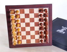 Load image into Gallery viewer, 12&quot; Magnetic Travel Chess Set in Rosewood
