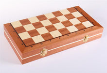 Load image into Gallery viewer, 13 3/4&quot; Olympic Small Intarsy Wooden Chess Set

