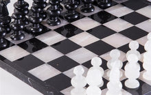 Load image into Gallery viewer, 13&quot; Onyx Chess Set - Black and White
