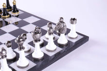Load image into Gallery viewer, 13&quot; Onyx Chess Set with Florentine Pieces
