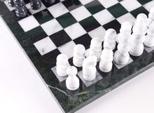 Load image into Gallery viewer, 14&quot; Black and White Marble Chess Set
