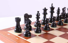 Load image into Gallery viewer, 18.5" Folding Tournament Chess Set - 3.5" Black &amp; Boxwood
