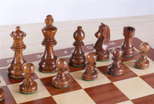 Load image into Gallery viewer, 18.5" Folding Tournament Chess Set Sheesham - German Design
