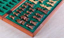 Load image into Gallery viewer, 18.5" Folding Tournament Chess Set Sheesham - German Design
