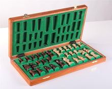 Load image into Gallery viewer, 18.5&quot; Folding Tournament Wood Chess Set
