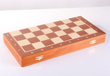 Load image into Gallery viewer, 18.5&quot; Folding Tournament Wood Chess Set
