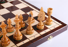Load image into Gallery viewer, 18" Indian Wooden Chess Set
