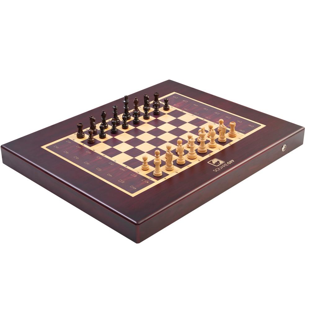 Square Off Chess Board - GRAND KINGDOM Chess Set – chesshousechase.com